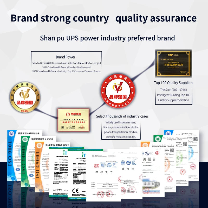 Intelligent High-frequency Online UPS Three-input Single-output High-power Backup Power Supply 20kVA 16kW Online UPS