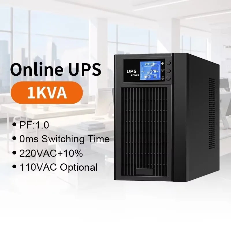 Online Uninterruptible Power Supply UPS Pure Sine Wave 110V/220V Single-phase UPS Power Supply with SNMP Card