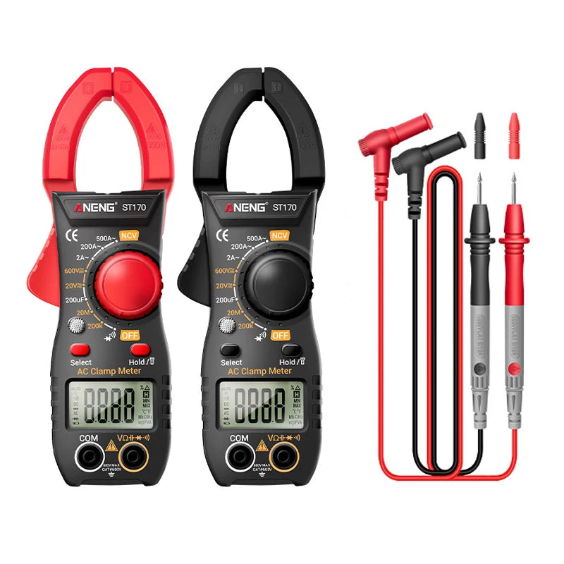 ANENG ST170 Digital Display Clamp Multimeter High-precision Portable Electrician Repair Ammeter Multi-function Clamp Meter