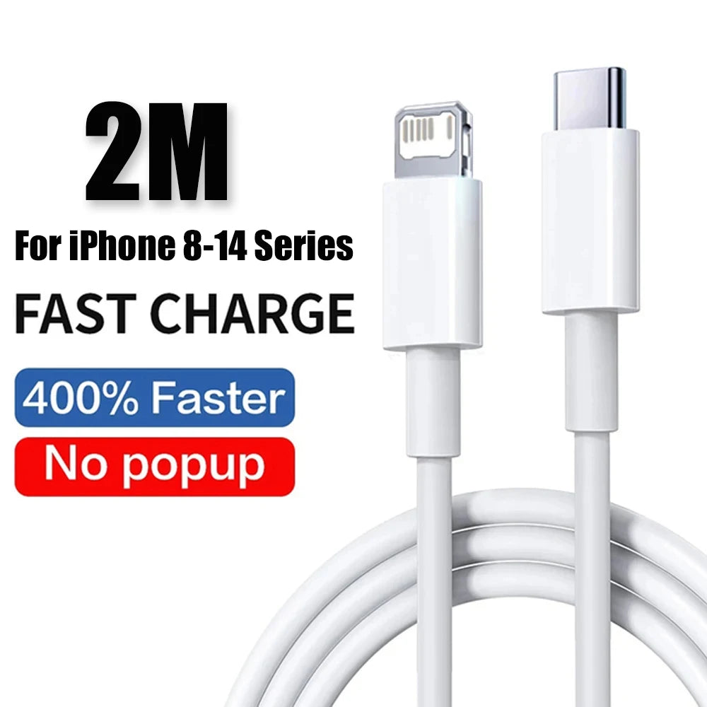 PD 40W Fast Charger For iPhone 17 16 15 14 11 12 13 Pro Max 8 Plus iPad Fast Charging USB C Cable Type C Data Line Phone Charger