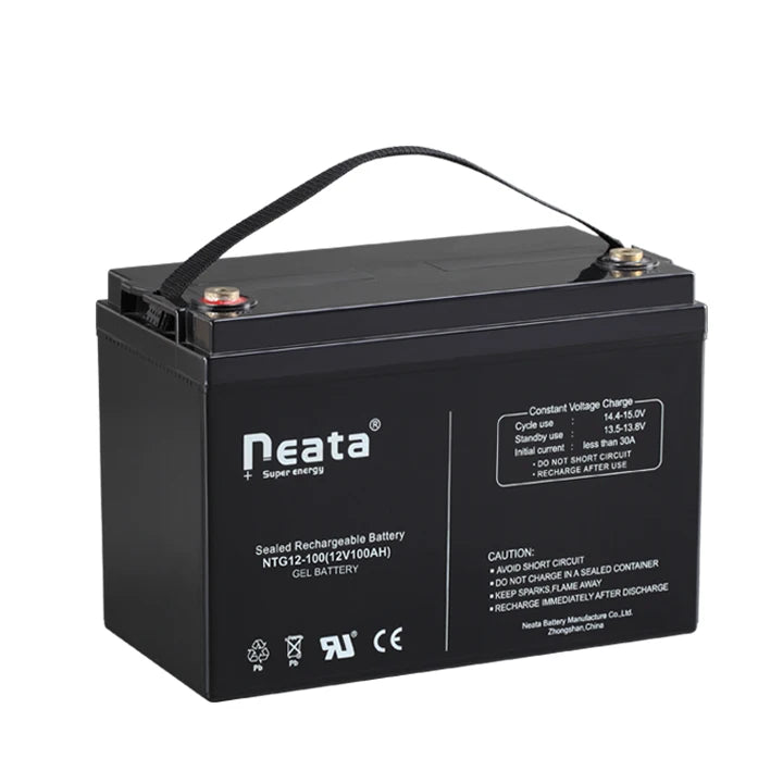 Solar Panel Energy Storage MF VRLA Rechargeable Gel 12v 100ah Valve Regulated Lead Acid Battery