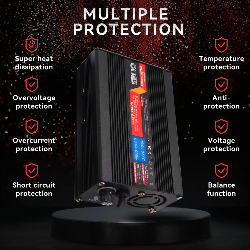 60V 4A Lead Acid AGM GEL VRLA OPZV Battery Charger Usd For 60V Battery Charger With OLED Display