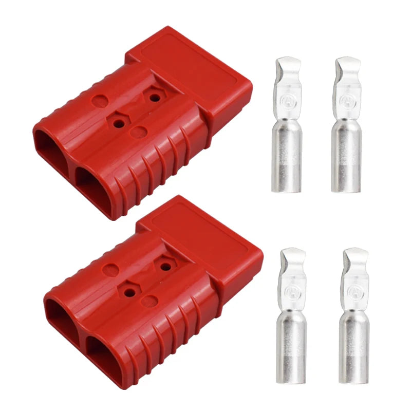 2/4/6/PCS For Anderson Connector Plug Car Battery Quick Connect Disconnect Power 50A 120A 175A 350A 600V Plug With dust cover