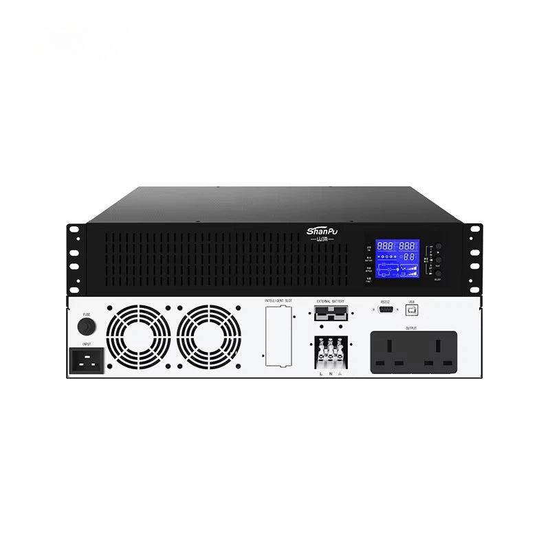 3KVA Online Rack Mounted UPS 960WH Single-phase Built-in Lithium Battery Pure Sine Wave 110V/220V UPS Power Supply