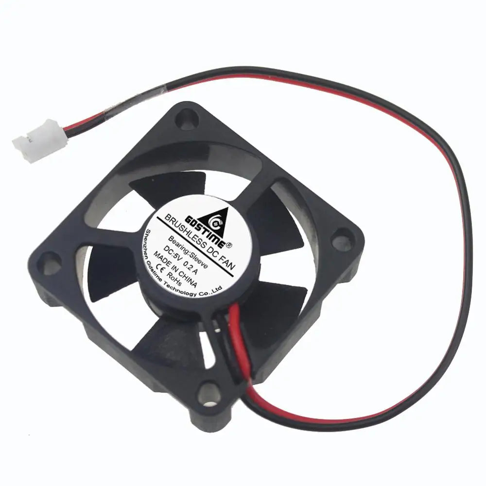 10PCS Gdstime 35mm x 10mm 5 Volt 2Pin 2.0 Silent Motor Brushless DC Cooler Cooling Mini Case axial Fan 5V 35x35mm 3510
