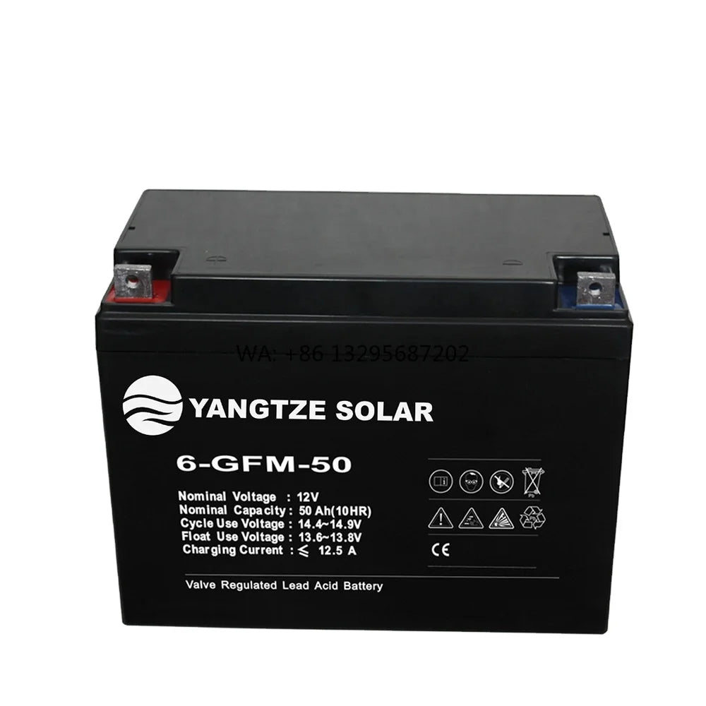 Sunshine  free Maintenance 12v 50ah Vrla Agm Battery Specification