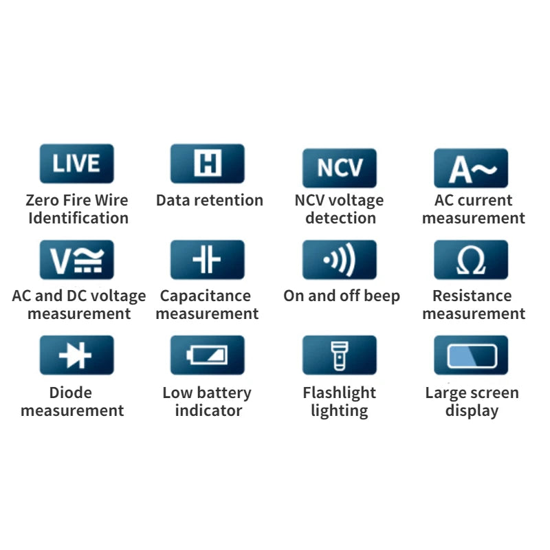 ANENG ST170 Digital Display Clamp Multimeter High-precision Portable Electrician Repair Ammeter Multi-function Clamp Meter